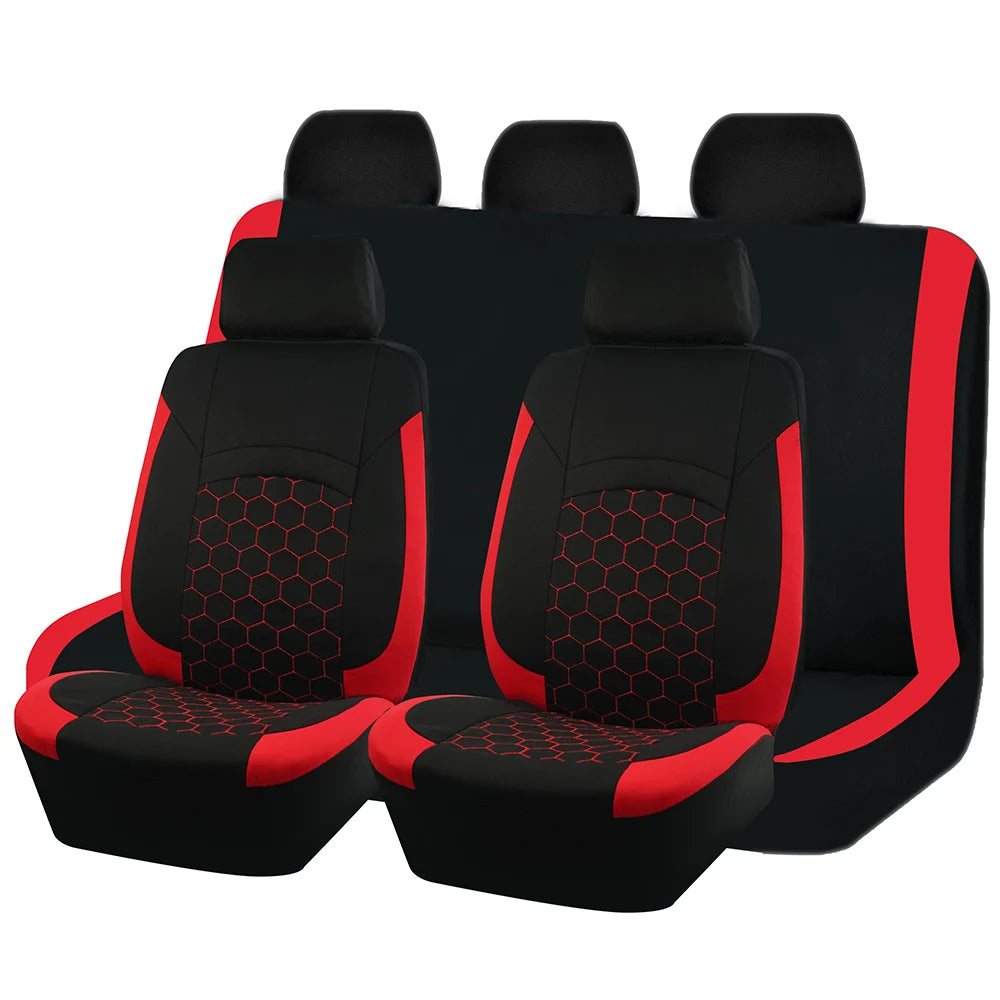 Universal Car Seat Cover Football Pattern Car Accessories Interior Airbag Compatible for Most Car SUV Truck Van