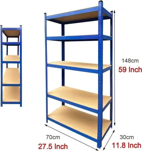 DayPlus Shelf 5 Tier Garage Shelving Heavy Duty Adjustable Storage
