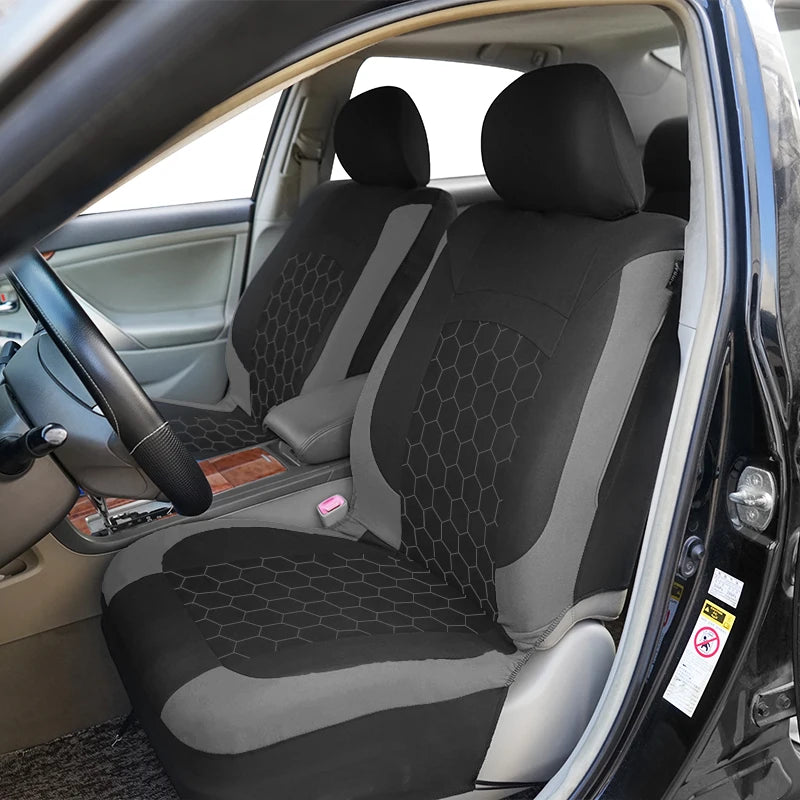 Universal Car Seat Cover Football Pattern Car Accessories Interior Airbag Compatible for Most Car SUV Truck Van