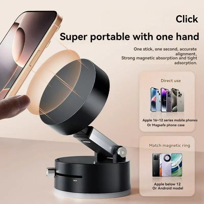 A2 Vacuum Suction Cup Mobile Phone Holder Multi-Scenario Use Best Gift for Friends