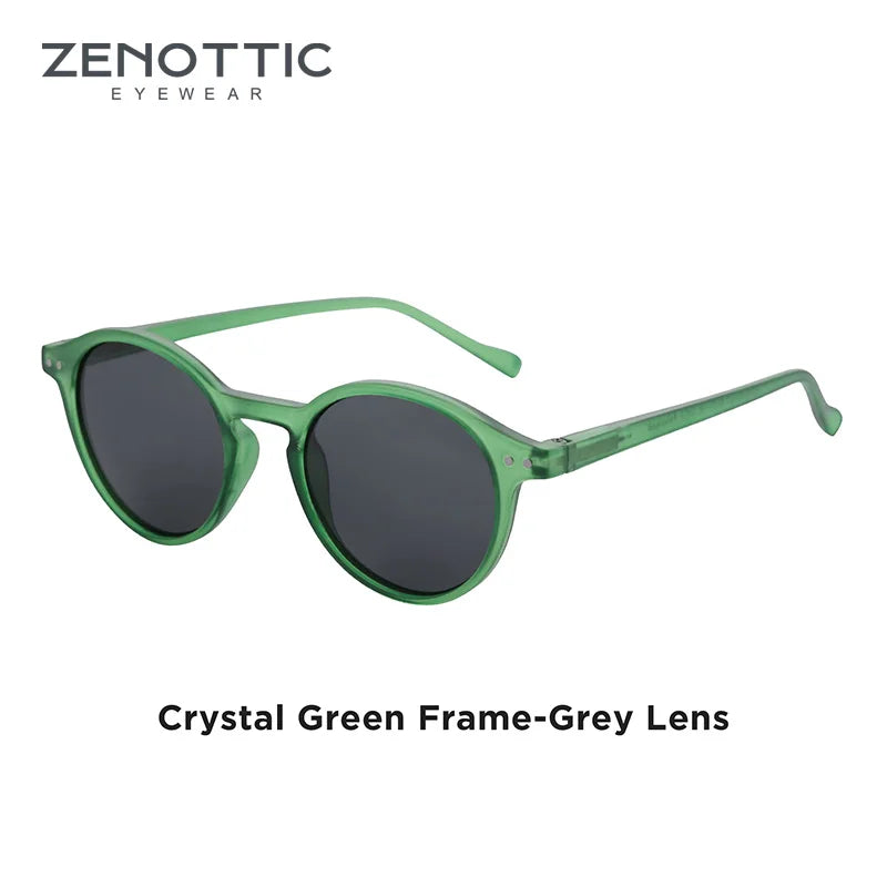 Zenottic Retro Circular Polarized Sunglasses S Size 2024 2025 for Men Women Vintage Small Round UV400 Goggles Shades