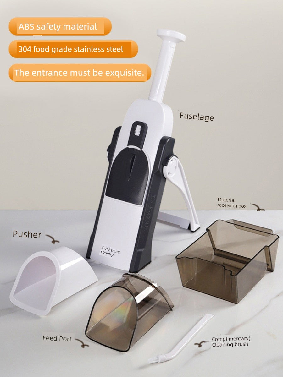 Gold Kitchen Chopping Artifact Multi-Functional Vegetable Cutter