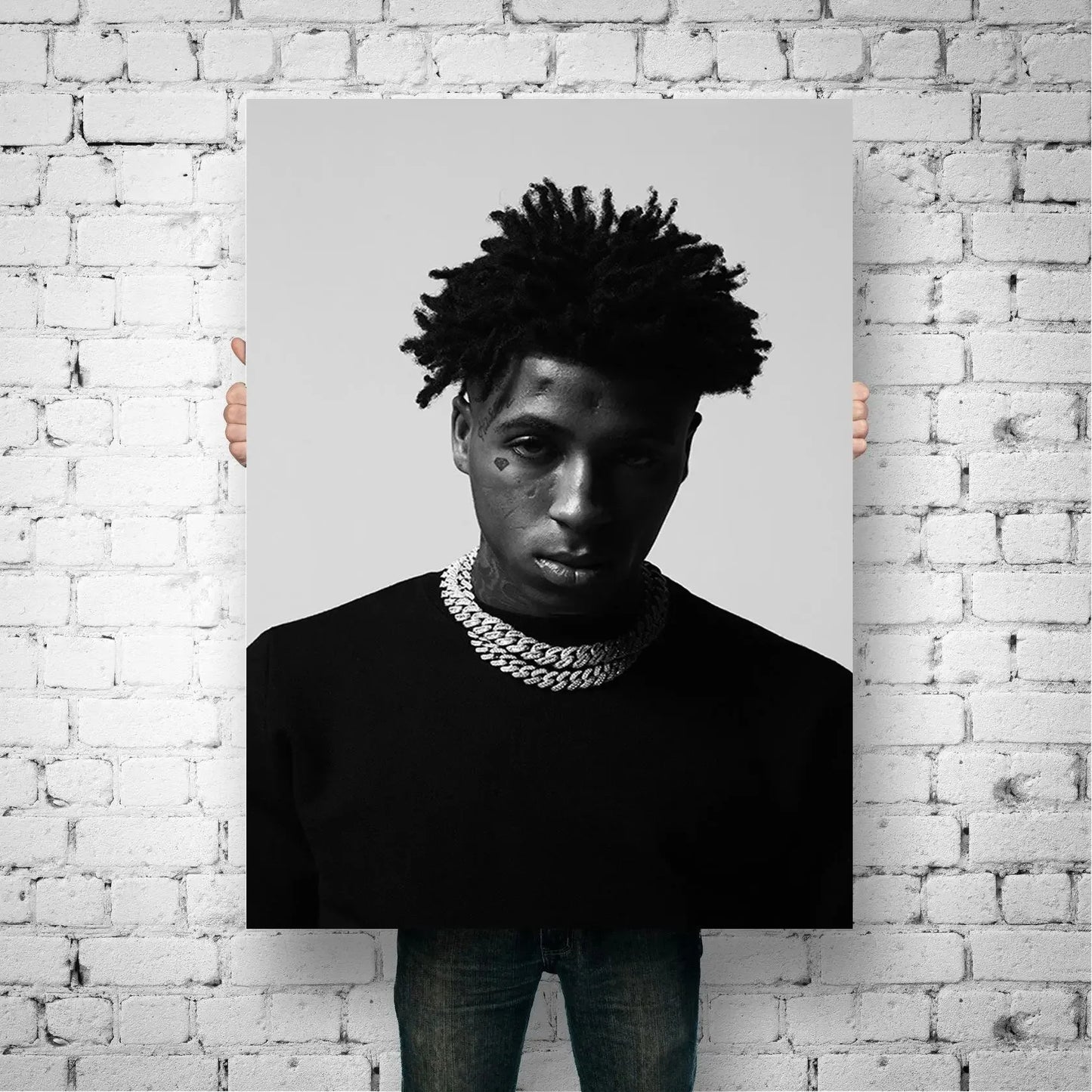 Classic YoungBoy Aka Aka Rapper Canvas Art Wall Poster