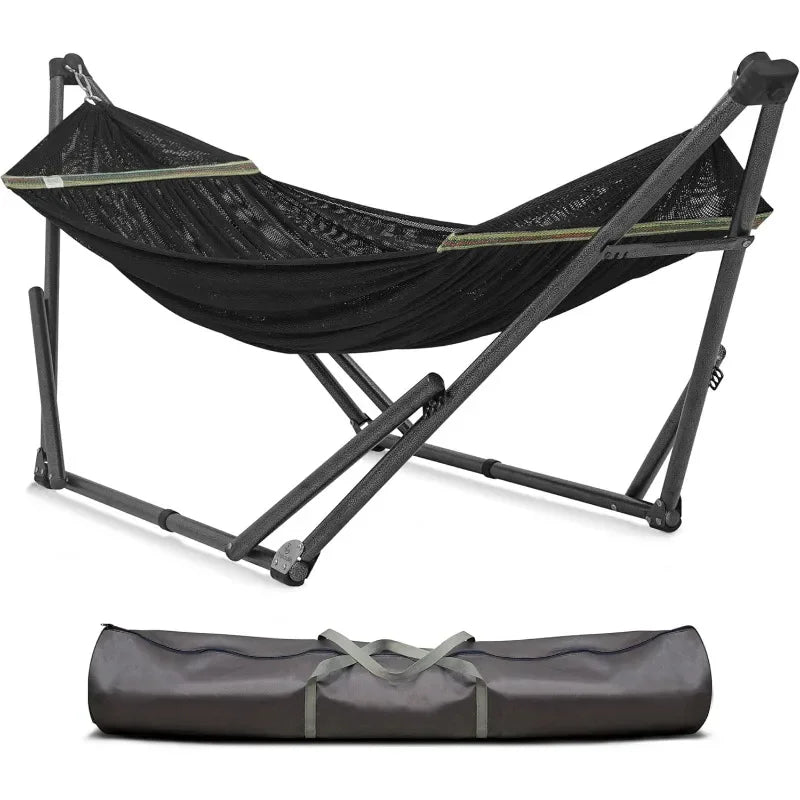 30s Foldable Hammock with Stand, 550 lbs Capacity