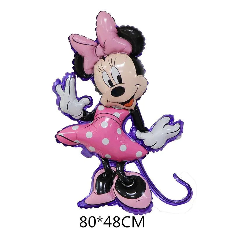 Minnie Mouse Birthday Party Decoration Girls Disposable Tableware Balloon Cups Plates Tablecloth Baby Shower Party Supplies