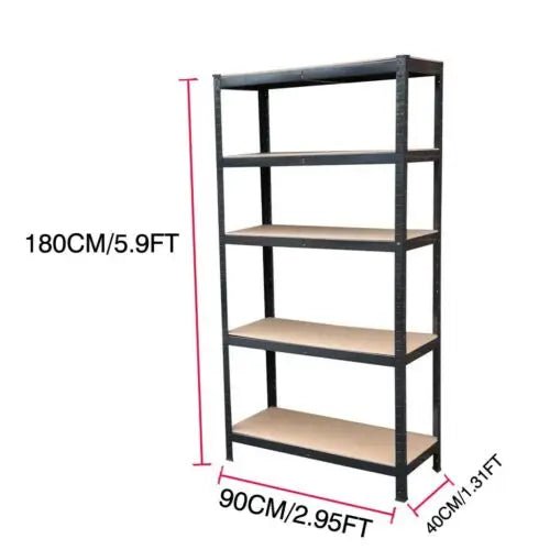 DayPlus Shelf 5 Tier Garage Shelving Heavy Duty Adjustable Storage