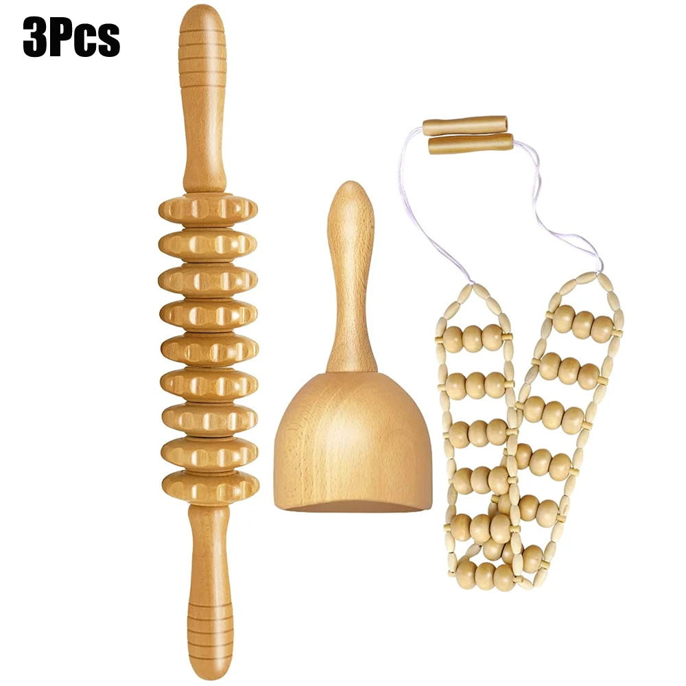 Wood Therapy Massage Tools Lymphatic Drainage Massager Body Sculpting Tools