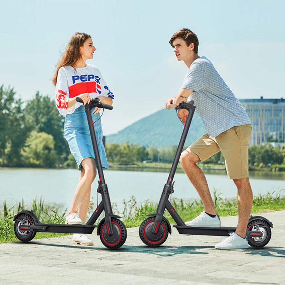 350W Foldable Electric Scooter for Adults Teens with Dual Brakes