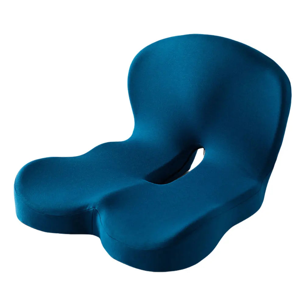 Memory Foam L-Shaped Integrated Seat Cushion with Lumbar Support Office Chair Cushion for Car Truck Desk Gaming Chair