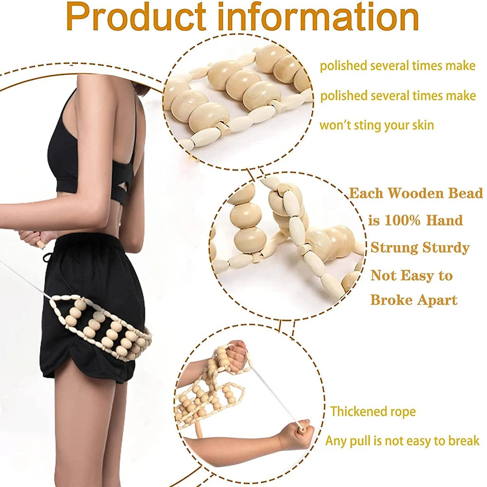 Wood Therapy Massage Tools Lymphatic Drainage Massager Body Sculpting Tools