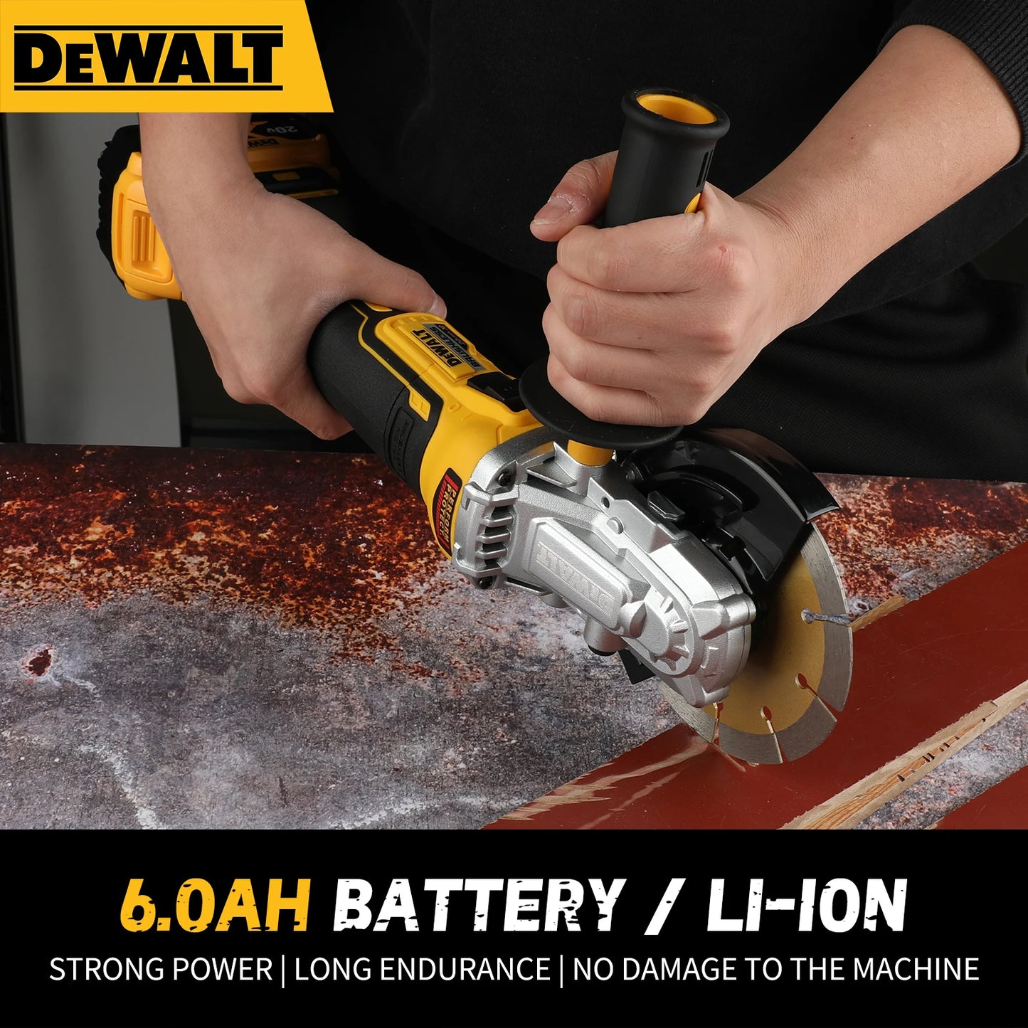 Dewalt DCG405FN 18V Max XR Brushless Cordless Angle Grinder 125mm 8500 RPM Cutting and Polishing Rechargeable Handheld Tool