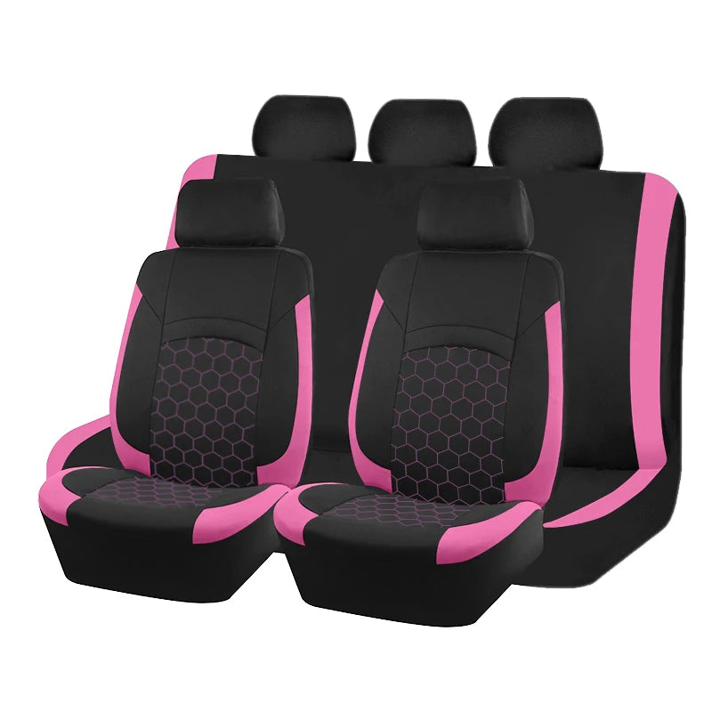Universal Car Seat Cover Football Pattern Car Accessories Interior Airbag Compatible for Most Car SUV Truck Van