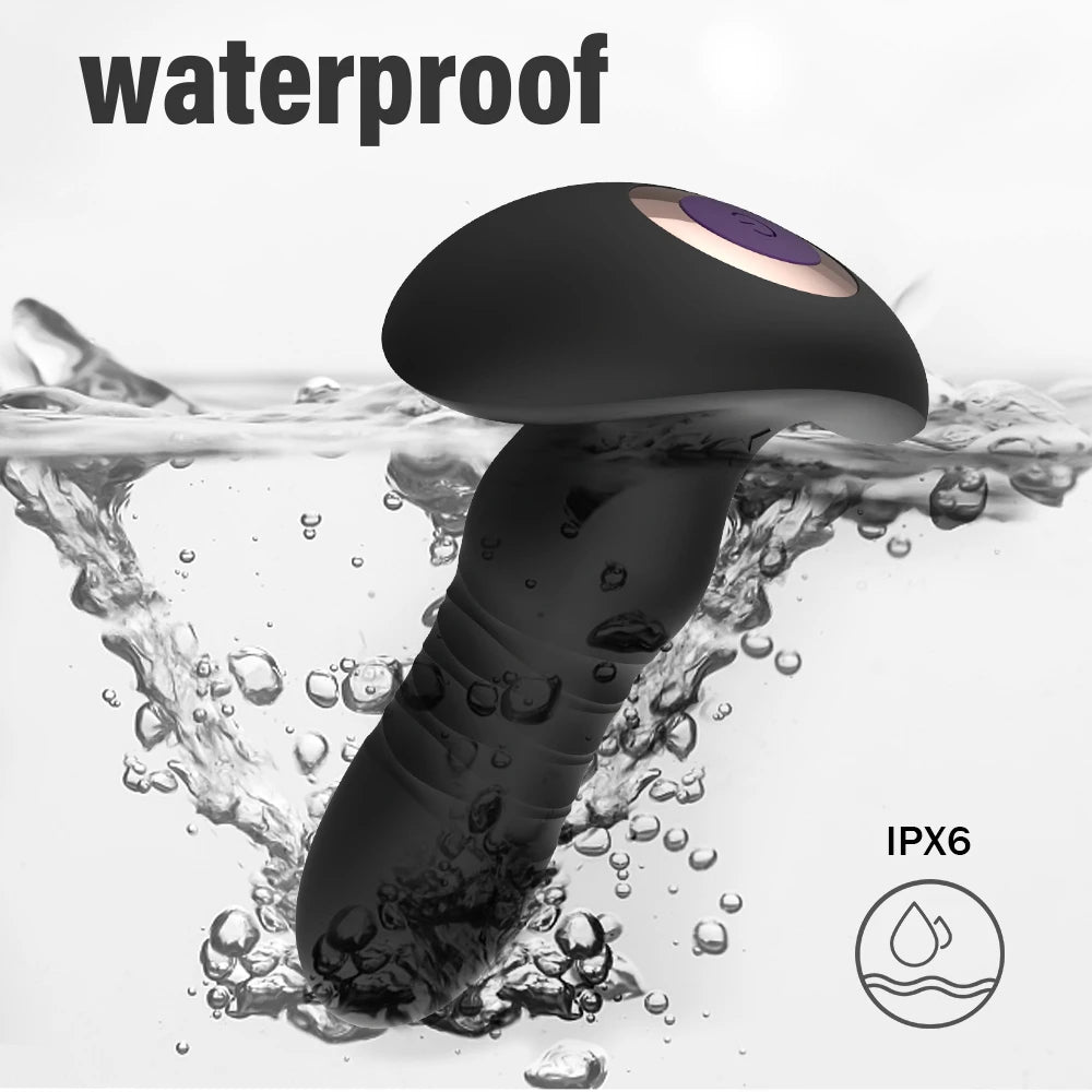 Telescopic Vibrating Anal Butt Plug With App Remote