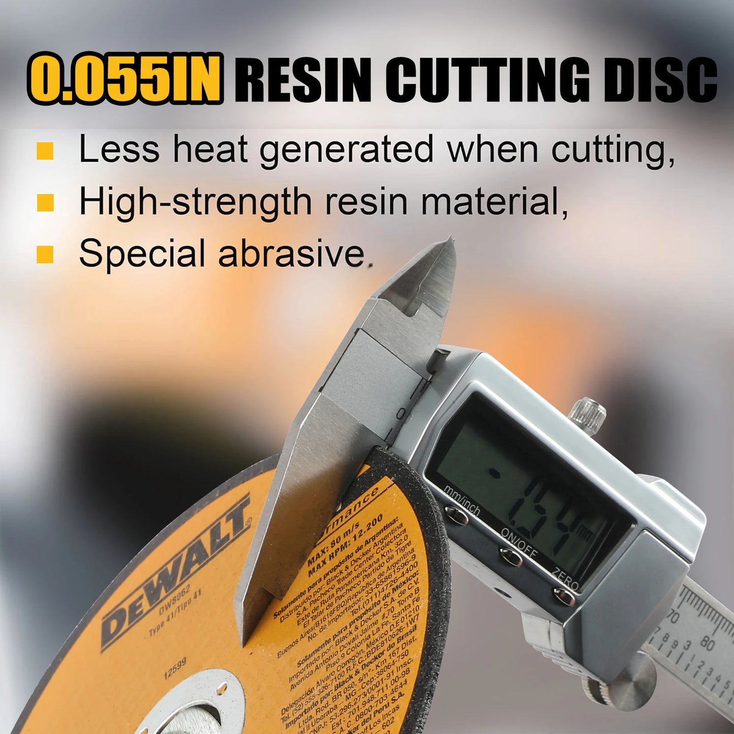 Dewalt DW8062 Circular Saw Blades 0.055 Inch x 4.921 Inch x 0.857 Inch Precision Cutting for Wood Metal and Concrete