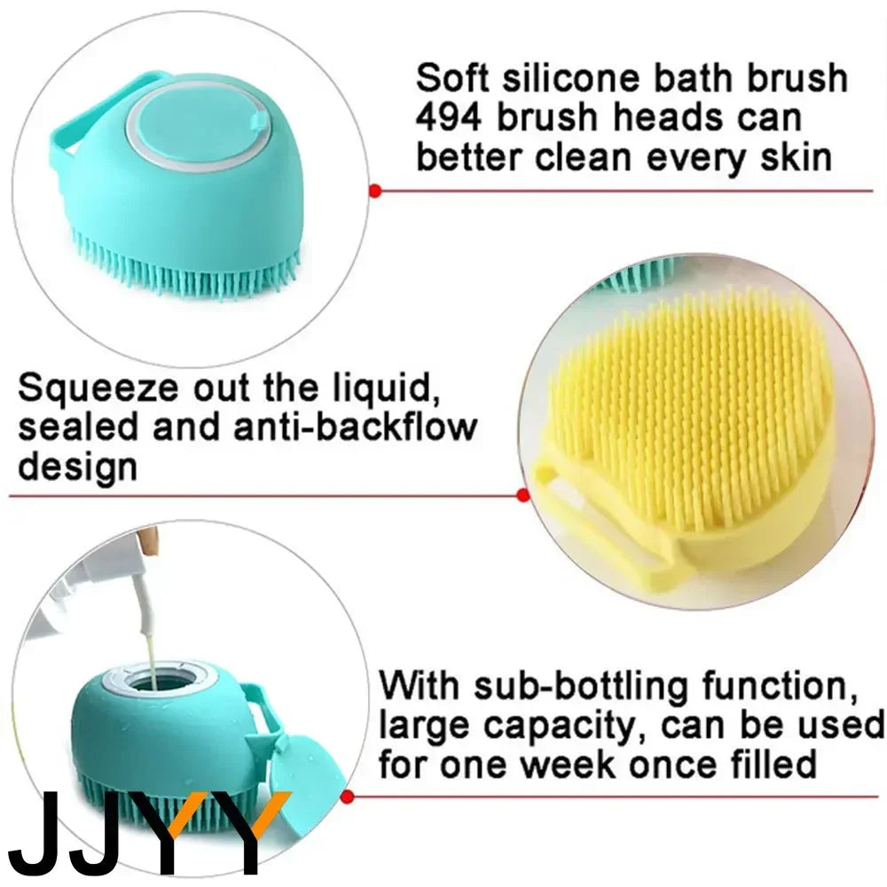 JJYY Bathroom Puppy Big Dog Cat Bath Massage Gloves Brush