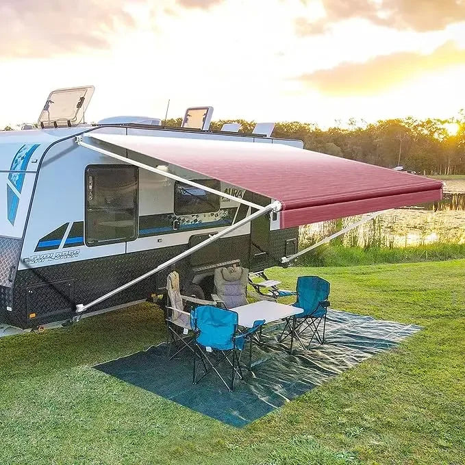 RV Awning Complete Kit Retractable Camper Awning for RV Trailers and 5th Wheels
