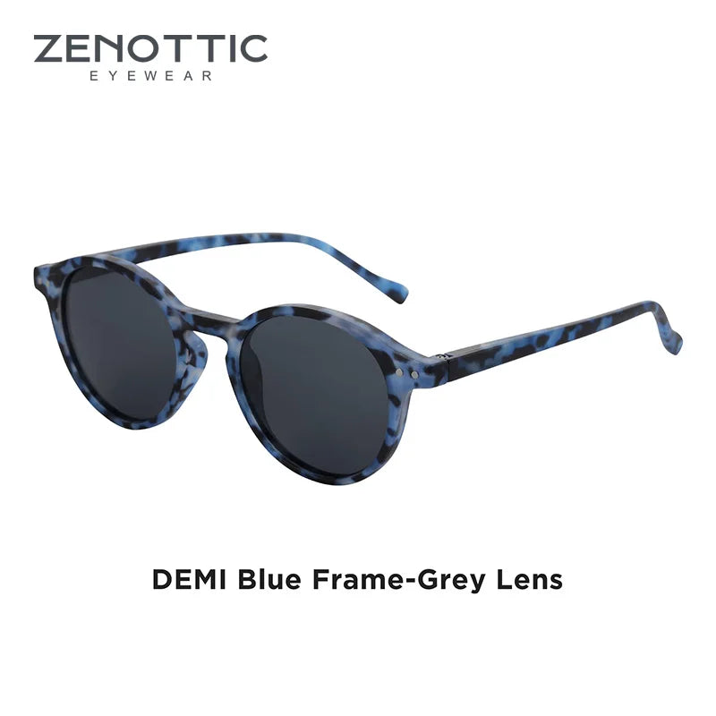 Zenottic Retro Circular Polarized Sunglasses S Size 2024 2025 for Men Women Vintage Small Round UV400 Goggles Shades