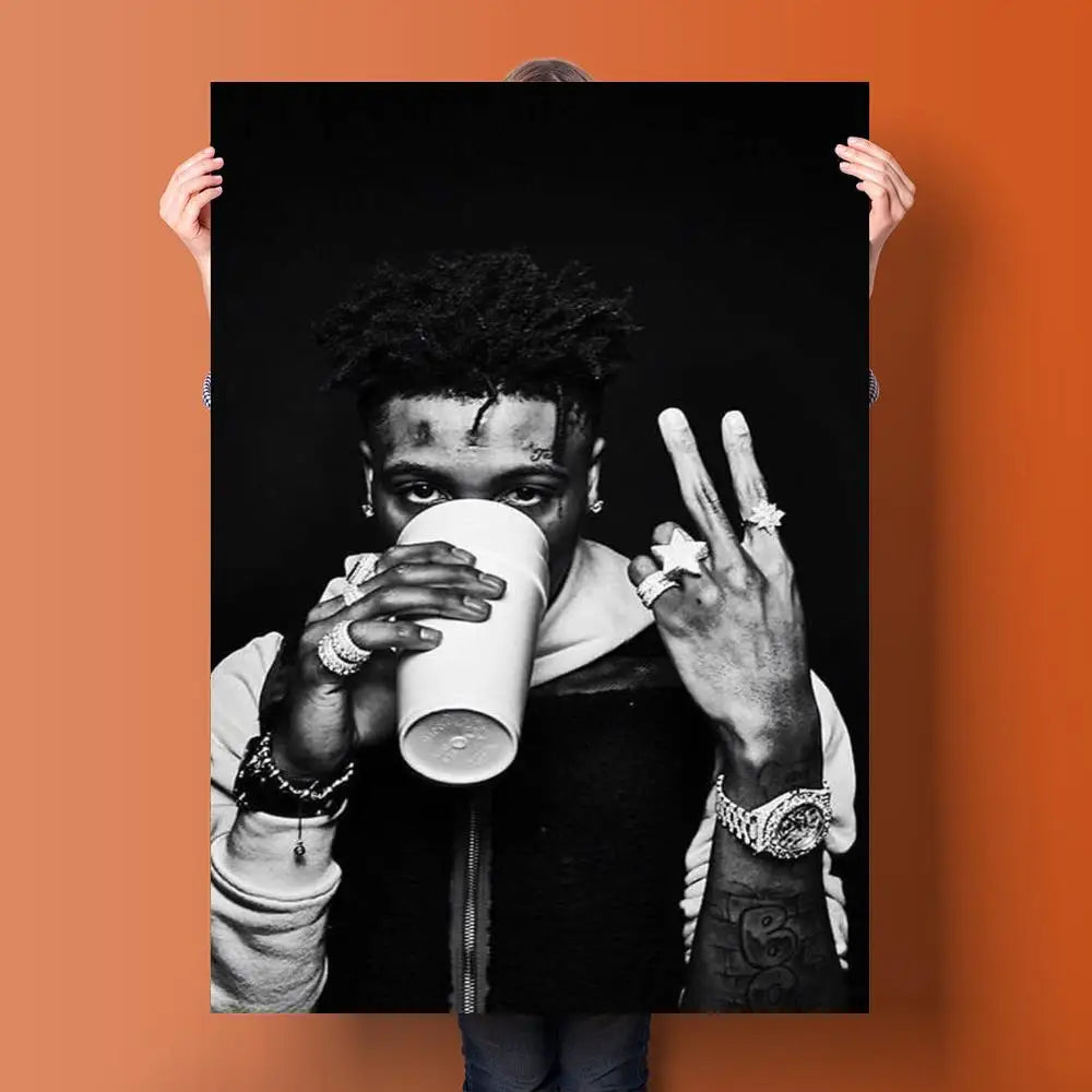 NBA YoungBoy Art Poster Canvas Print Modern Decor Gift