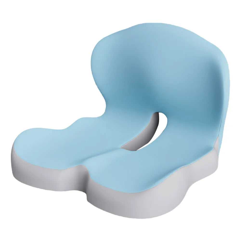 Memory Foam L-Shaped Integrated Seat Cushion with Lumbar Support Office Chair Cushion for Car Truck Desk Gaming Chair