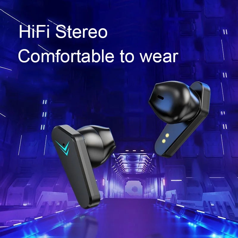 Bluetooth Earphones TWS Gaming Earbuds Wireless Headphones with Mic Bass Audio Sound 9D Stereo HiFi Headset for Xiaomi Lenovo