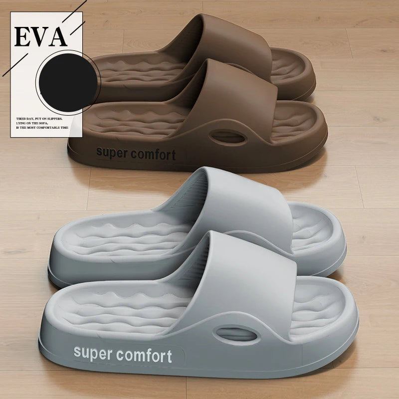 Fashion Men's Summer Lightweight EVA Indoor Home Sandals Slippers Comfortable Slides for Students and Women