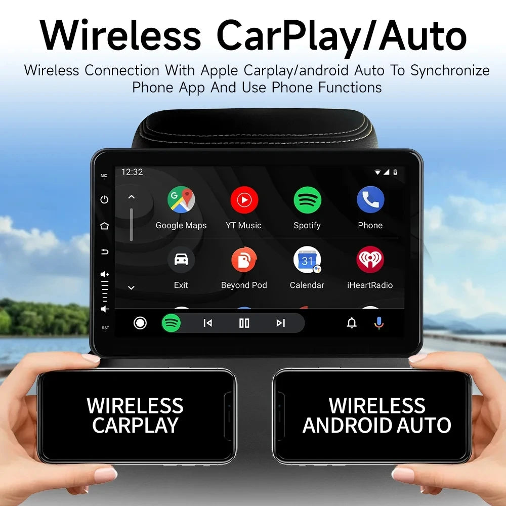 JIUYIN Touch Screen For Car Headrest Car Player With IPS Screen