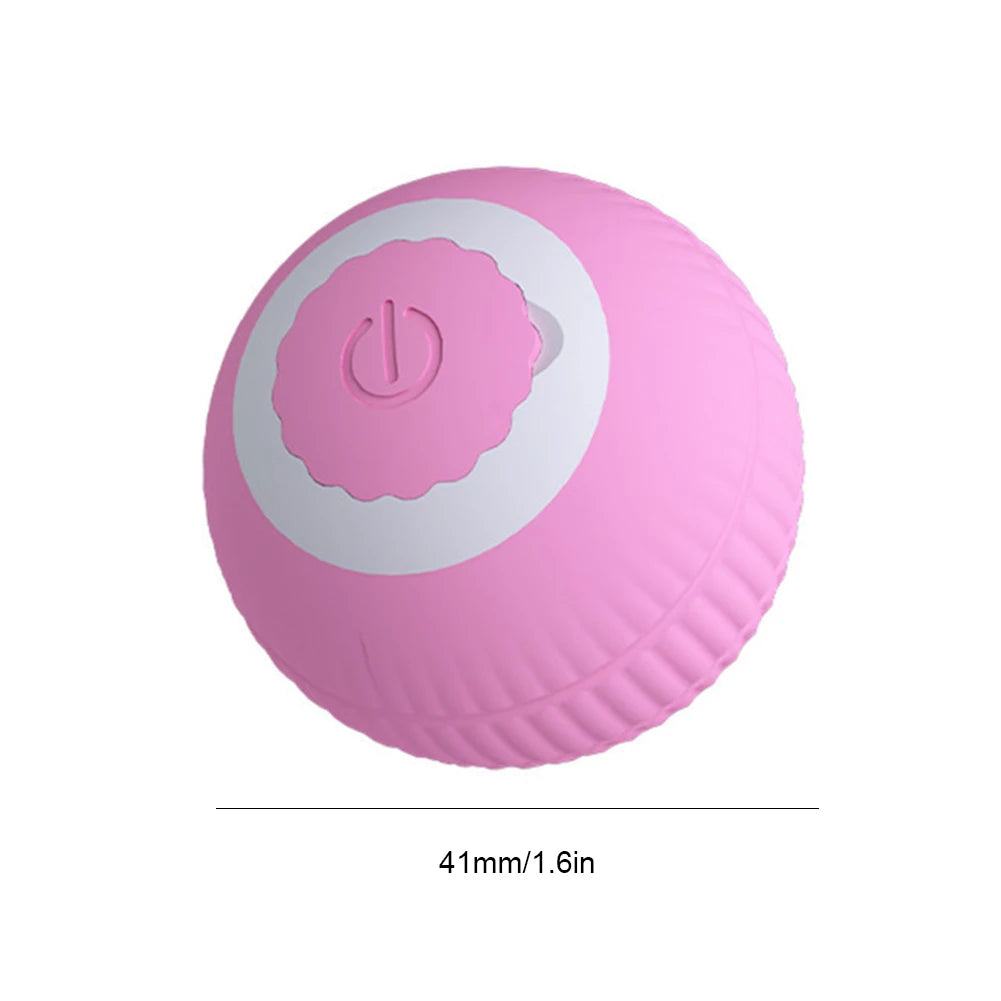Electric Cat Ball Toys USB Rechargeable Automatic Ball Toys ABS Intelligent Rolling Toy Ball for Kitten Dog Playing