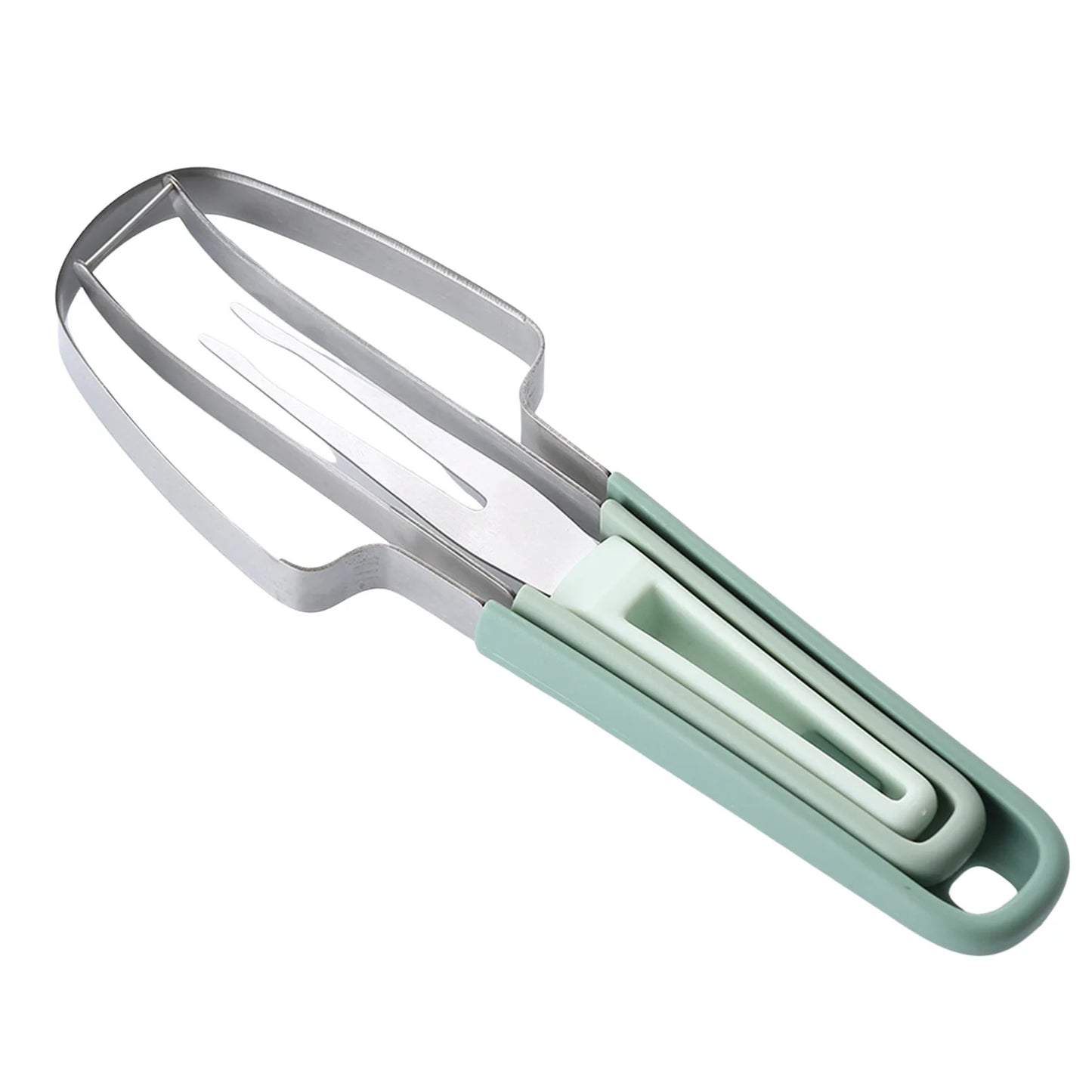 Watermelon Fork Slicer Cutter Stainless Steel Watermelon Popsicle Cutter for Camping Kitchen Gadgets