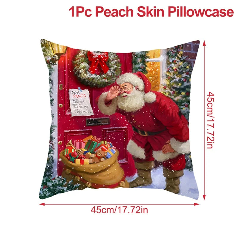 Christmas Cushion Cover For Home Decor 2025 2026 Pillowcase