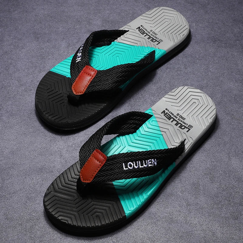 High Quality Men Flip Flops Summer Beach Casual Slippers Fashion Breathable Outdoor Footwear