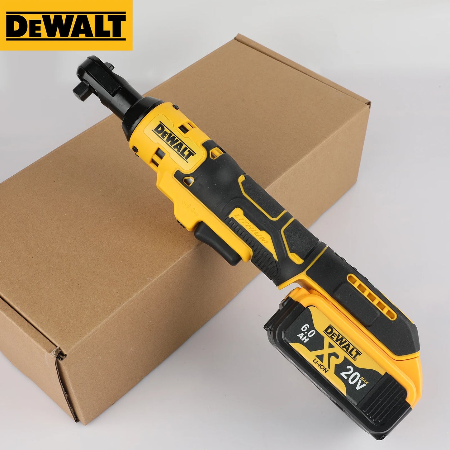 Dewalt 20V Brushless Motor Right Angle Wrench 512 95N High Torque 2500RPM Compact Ratchet for Car Maintenance