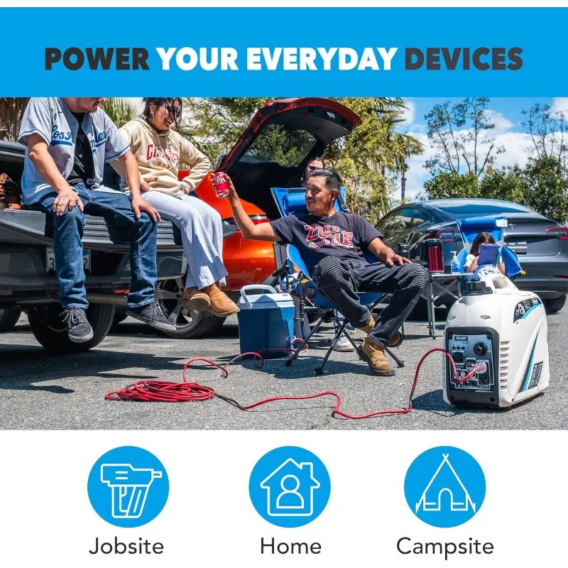 2300 Watt Portable Super Quiet Gas Powered Inverter Generator with USB Outlet and Parallel Capability CARB Compliant