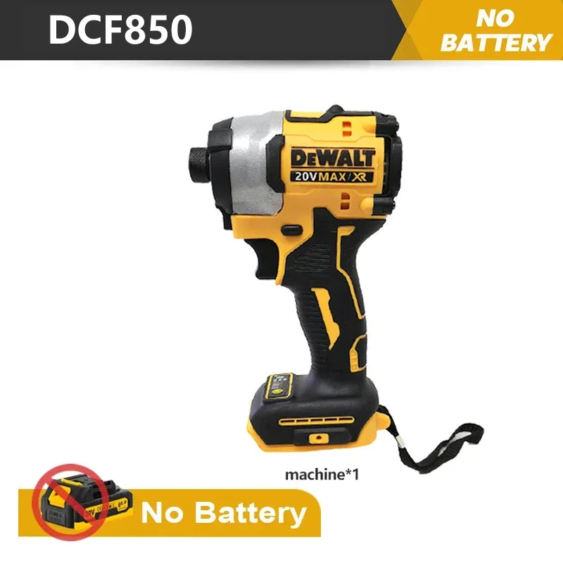 Dewalt DCF850 Impact Driver Electric Screwdriver 20V Lithium Battery Brushless High Torque Tool