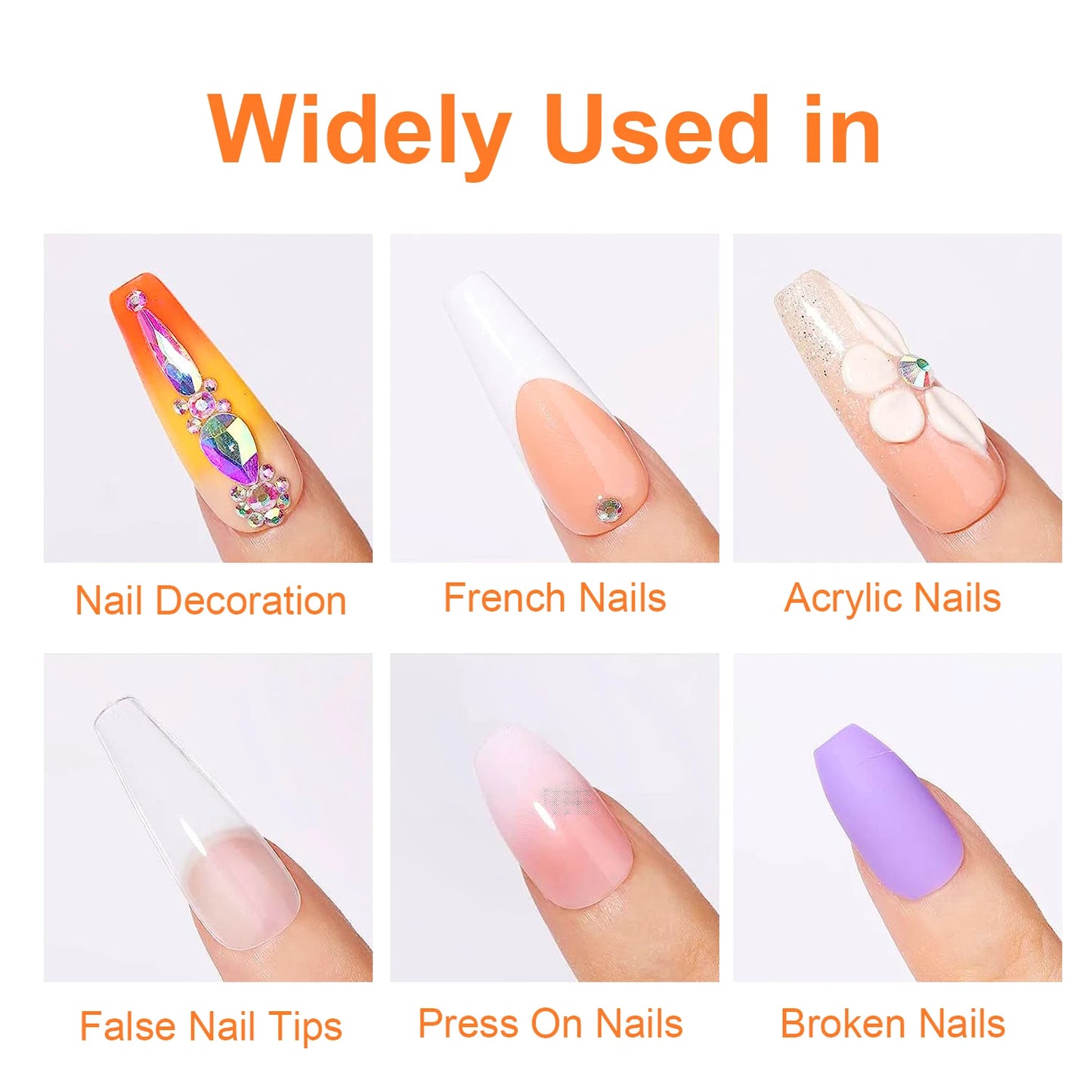 5pcs 7g Super Strong Nail Glue For False Nail Tips
