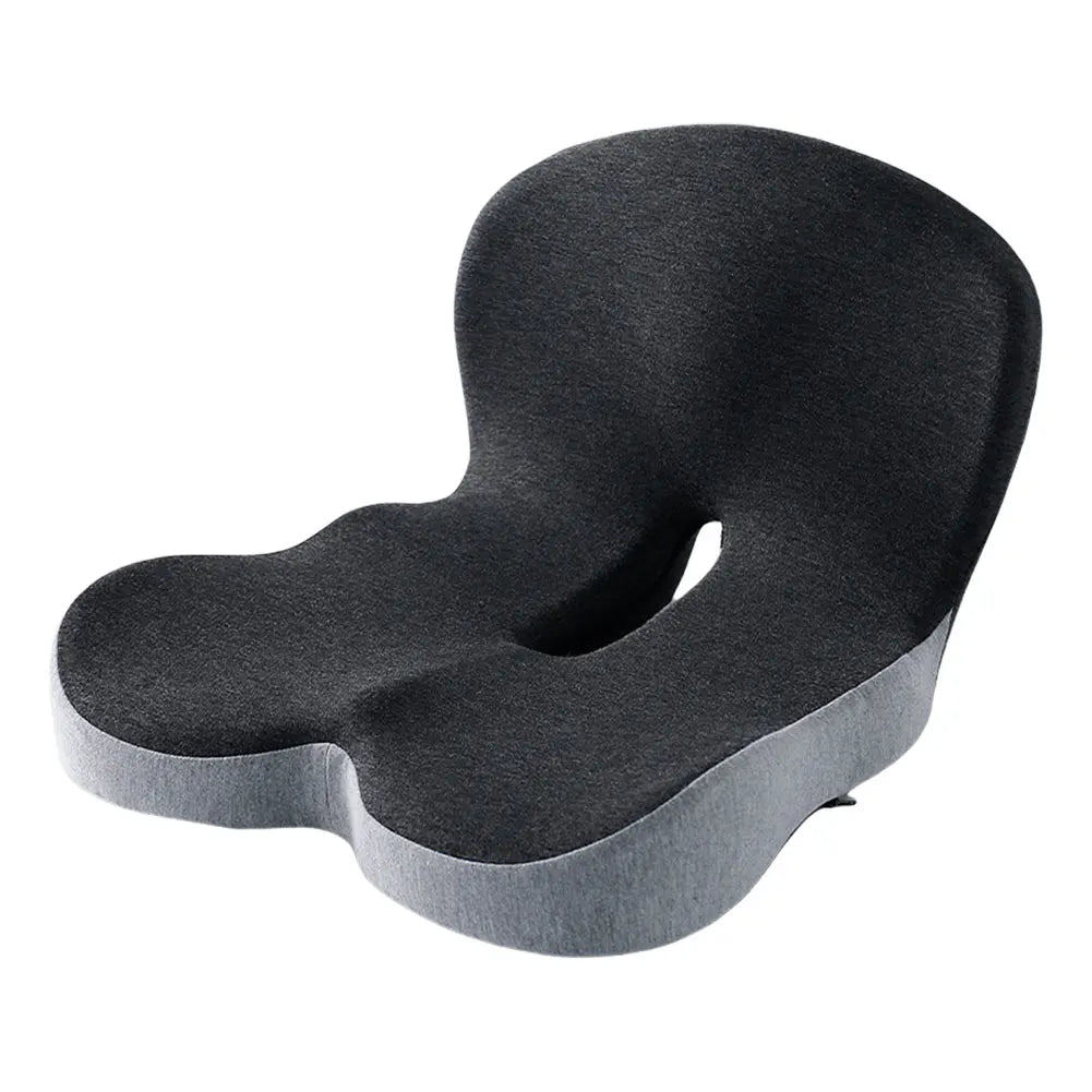 Memory Foam L-Shaped Integrated Seat Cushion with Lumbar Support Office Chair Cushion for Car Truck Desk Gaming Chair