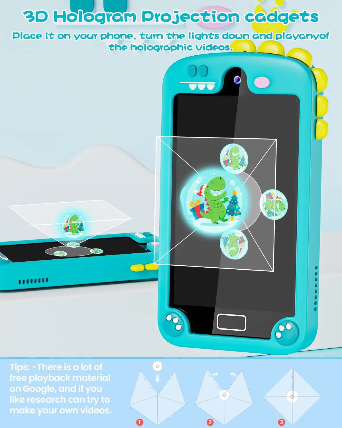 Kids Smart Phone for Girls with 4.0 Large Touchscreen
