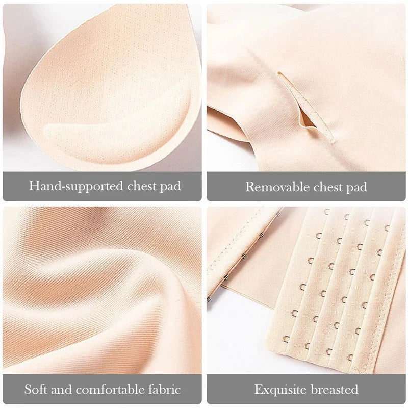 Women 3-in-1 Body Shapewear Posture Corrector Underwear