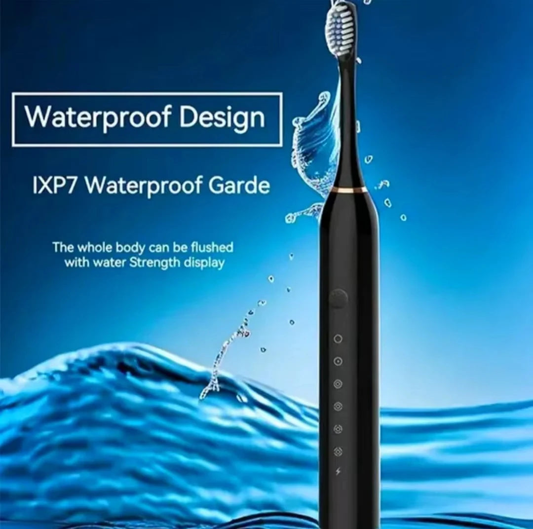 Sonic Electric Toothbrush for Adults IPX7 Waterproof 6 Modes