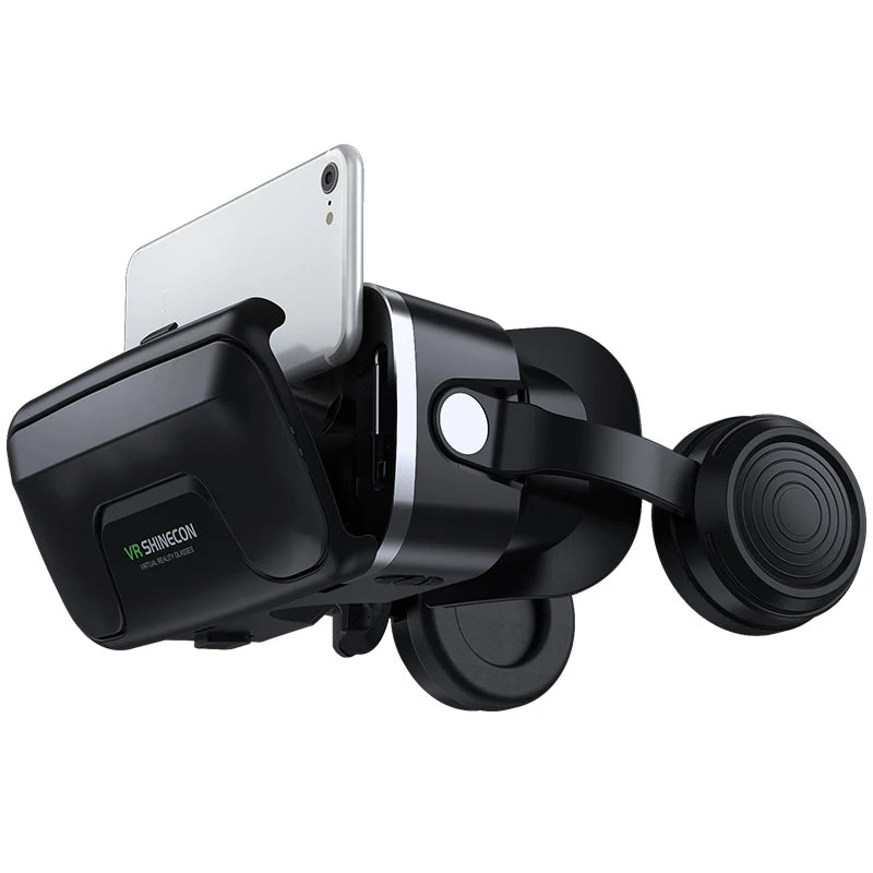 VR Shinecon 10.0 Virtual Reality Glasses for Smartphones 3D Headset Goggles Gaming Binoculars
