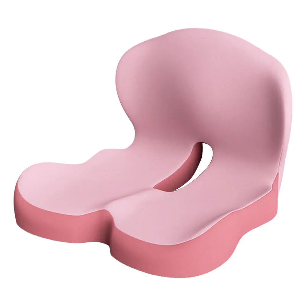 Memory Foam L-Shaped Integrated Seat Cushion with Lumbar Support Office Chair Cushion for Car Truck Desk Gaming Chair
