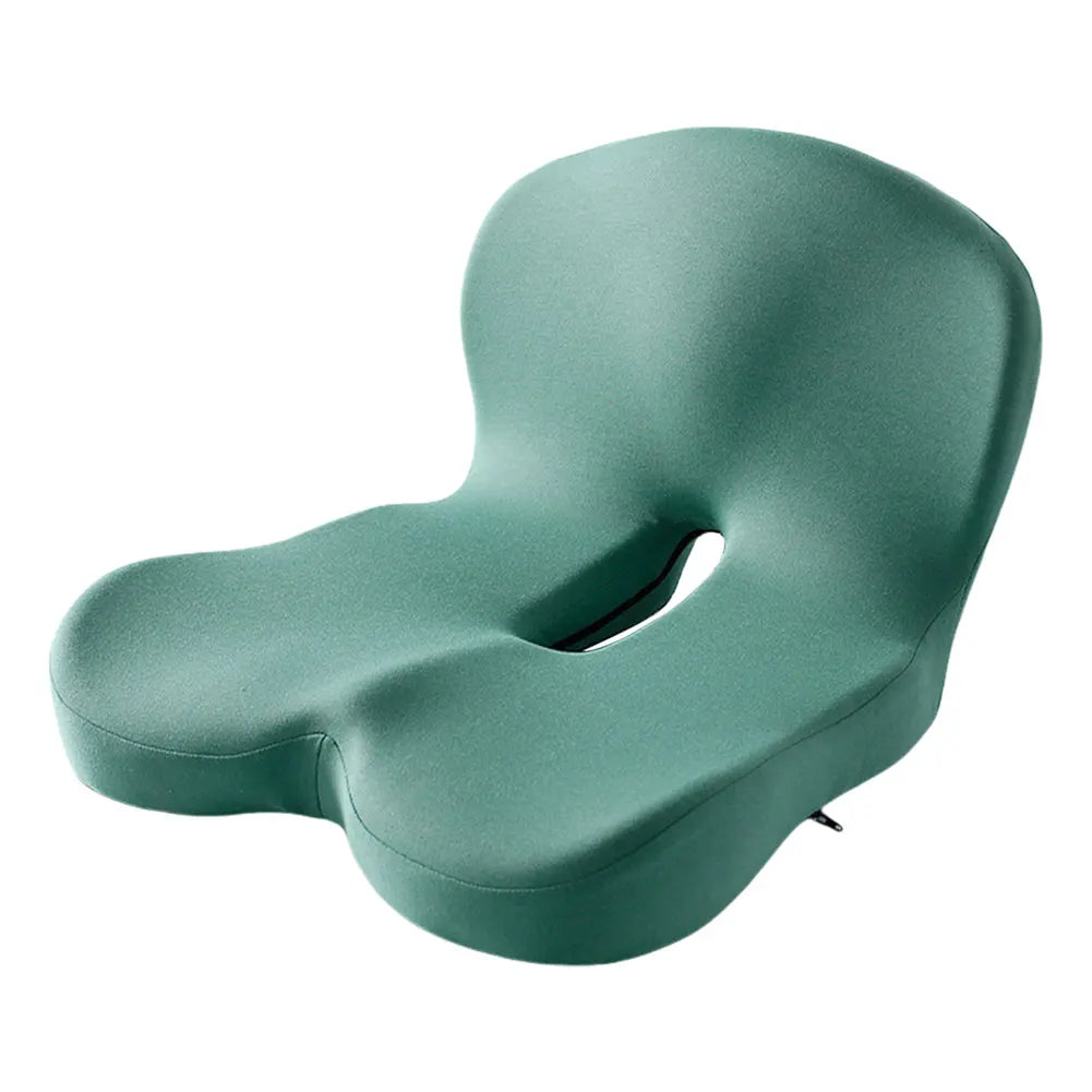 Memory Foam L-Shaped Integrated Seat Cushion with Lumbar Support Office Chair Cushion for Car Truck Desk Gaming Chair