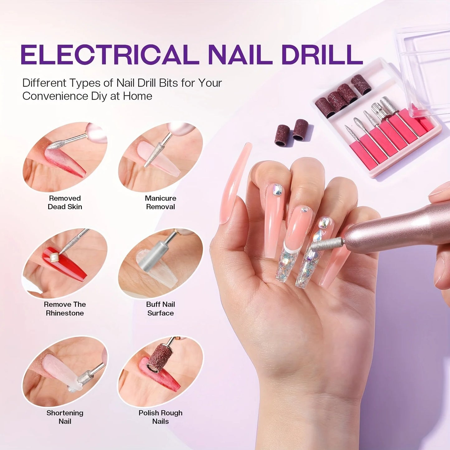 Morovan Polymer Gel Nail Kit, All-In-One Nail Art For Beginners Home Salon Nail Art Kit Nail Art Supplies Gift