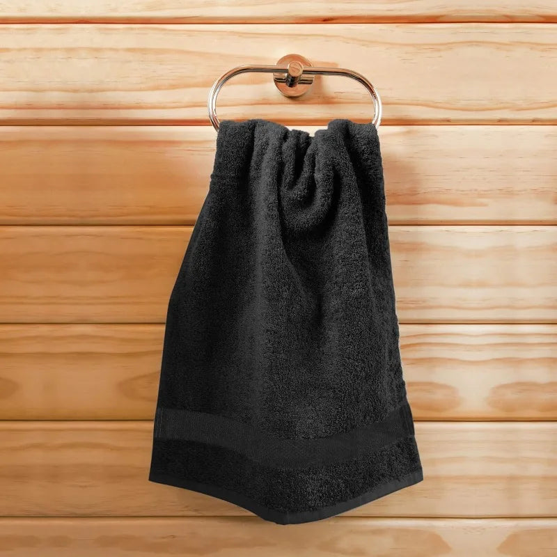 Salon Towel, Pack of 24, Not Bleach Proof, 16 by 27 Inches, Highly Absorbent Cotton Towels for Hand, Gym, Beauty,