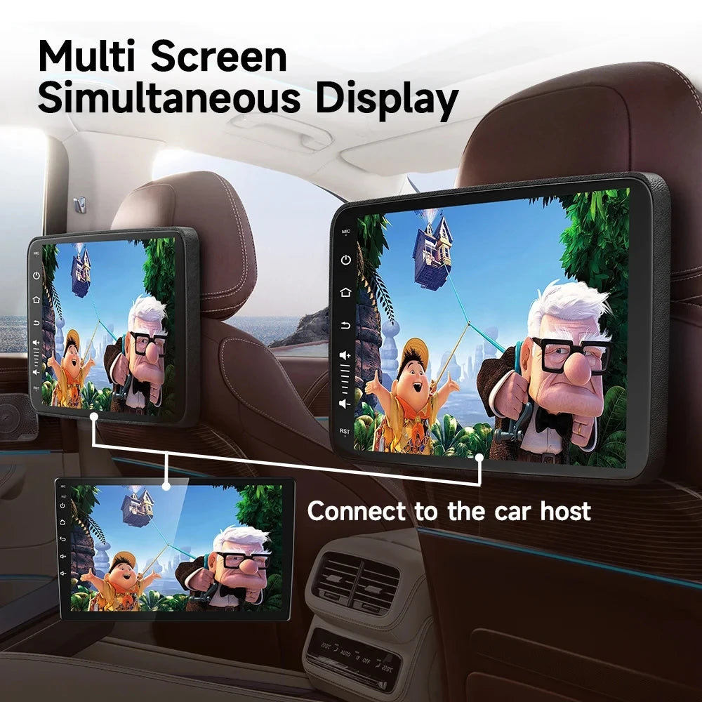 JIUYIN Touch Screen For Car Headrest Car Player With IPS Screen