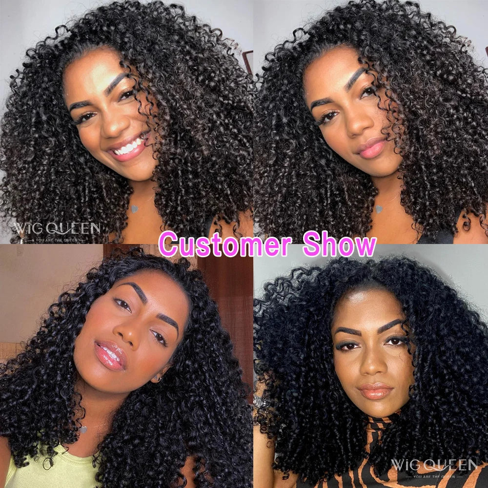 10A Brazilian Unprocessed Kinky Curly Virgin Remy Human Hair Weave Bundles Pixie Deep Curls 3B 3C