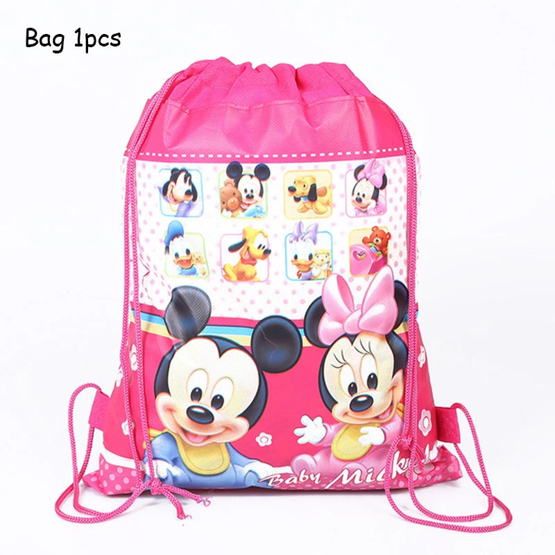 Minnie Mouse Birthday Party Decoration Girls Disposable Tableware Balloon Cups Plates Tablecloth Baby Shower Party Supplies