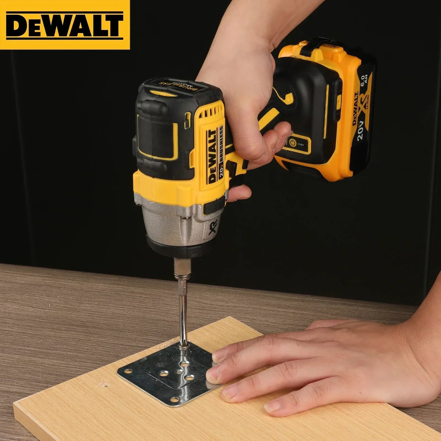 Dewalt DCF880 20V Rechargeable Lithium Battery Electric Wrench Power Tool Cordless Drill 2300RPM