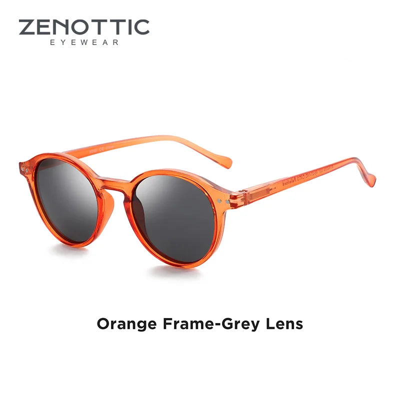 Zenottic Retro Circular Polarized Sunglasses S Size 2024 2025 for Men Women Vintage Small Round UV400 Goggles Shades