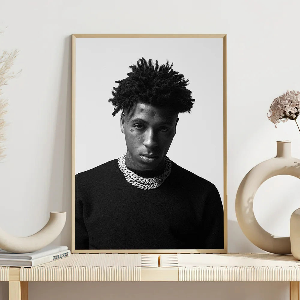 NBA Youngboy Poster Self Adhesive Wall Sticker Home Decor