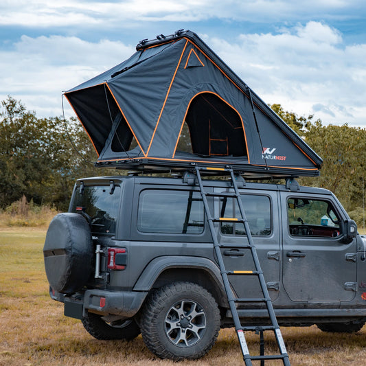 Naturnest Rooftop Tent Hard Shell for Van Jeep SUV Truck Car Camping